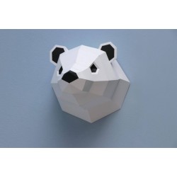 Trophée origami papier - assembli - ours blancrophée origami papier - 