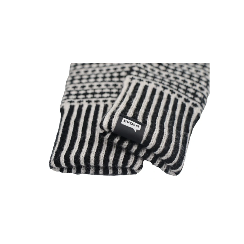 Gants tactille maille - elvog - new tokyo - grey black 22bants tactill