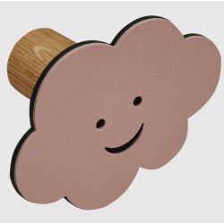 Patère - linddna - cloud dot nupo rose/steel anthracite/oak natureatèr