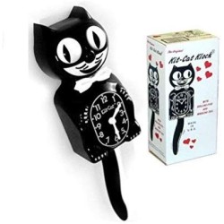 Horloge - kit cat clock - noirorloge - kit cat clock - noir