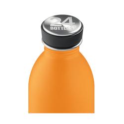 Bouteille inox 500 ml - 24bottles -urban bottle stone total orangeoute
