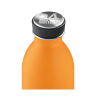 Bouteille inox 500 ml - 24bottles -urban bottle stone total orangeoute