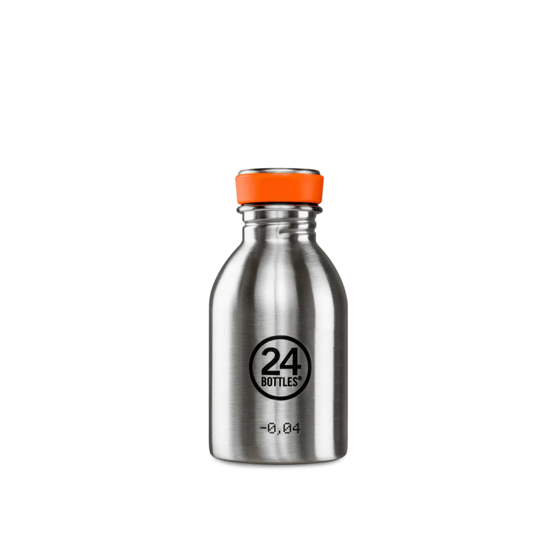 Bouteille inox 250 ml - 24bottles - urban bottle brushed steelouteille