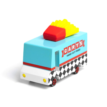 VOITURE EN BOIS - CANDYLAB - FOODTRUCKS - FRENCH FRY