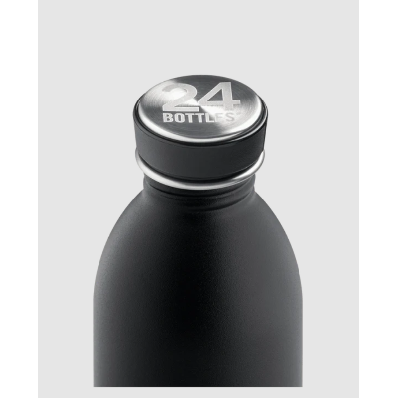 Bouteille inox 500 ml - 24bottles - urban bottle stone tuxedo blackout