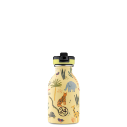 Bouteille inox 250 ml - 24bottles - kids bottle jungle friendsouteille