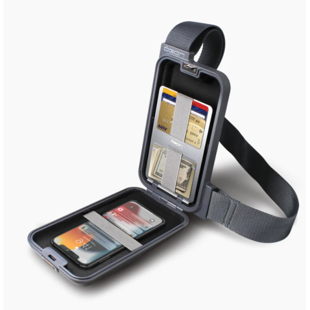PHONE BAG - ÖGON - PHONE SLING BAG & WALLET - NAVY BLUE