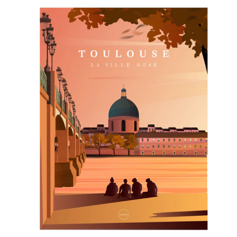 Affiche 30x40 - givres - toulouse la graveffiche 30x40 - givres - toul