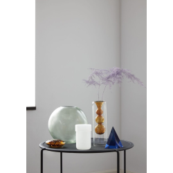 VASE - HUBSCH - VERRE AMBRE - 7XH23CM
