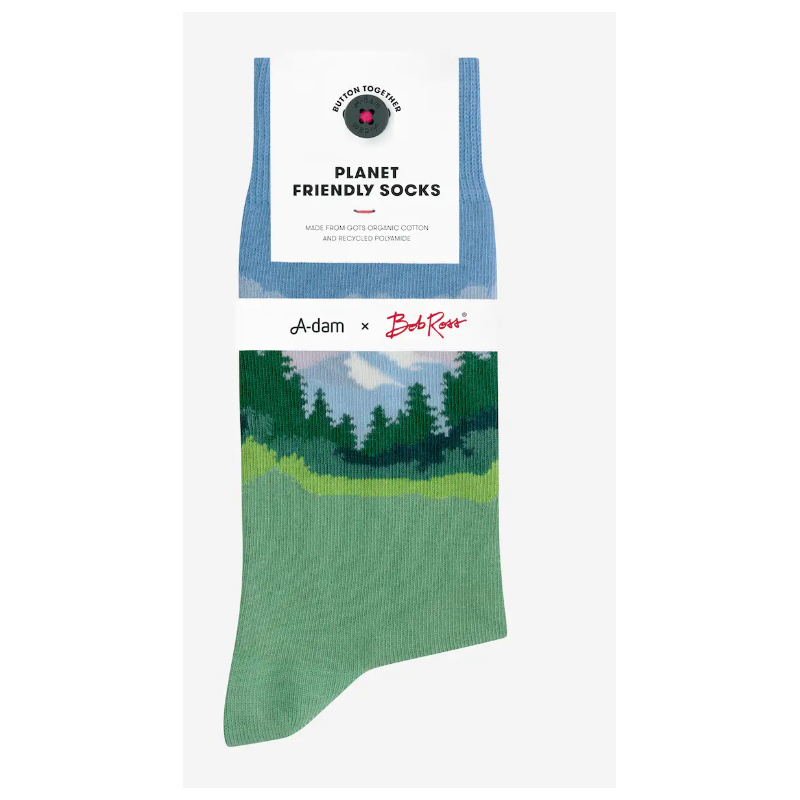 CHAUSSETTES - A-DAM - BOB ROSS PAINTING