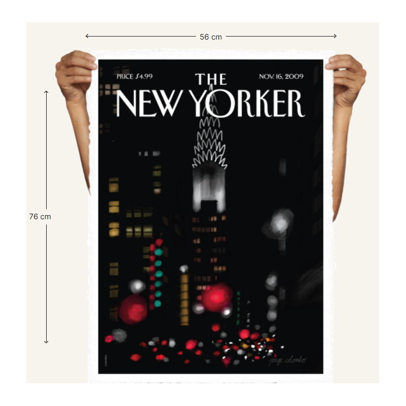 Affiche 30x40cm - image republic - the new yorker 102 colombo night lights