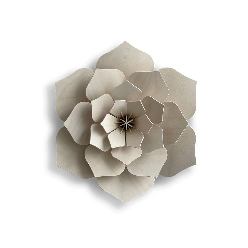Décoration fleur bois - lovi - 15cmécoration fleur bois - lovi - 15cm