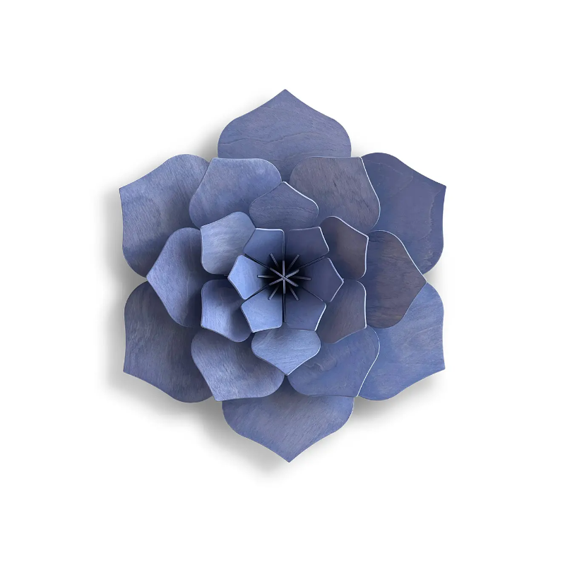 Décoration fleur bois - lovi - 15cmécoration fleur bois - lovi - 15cm