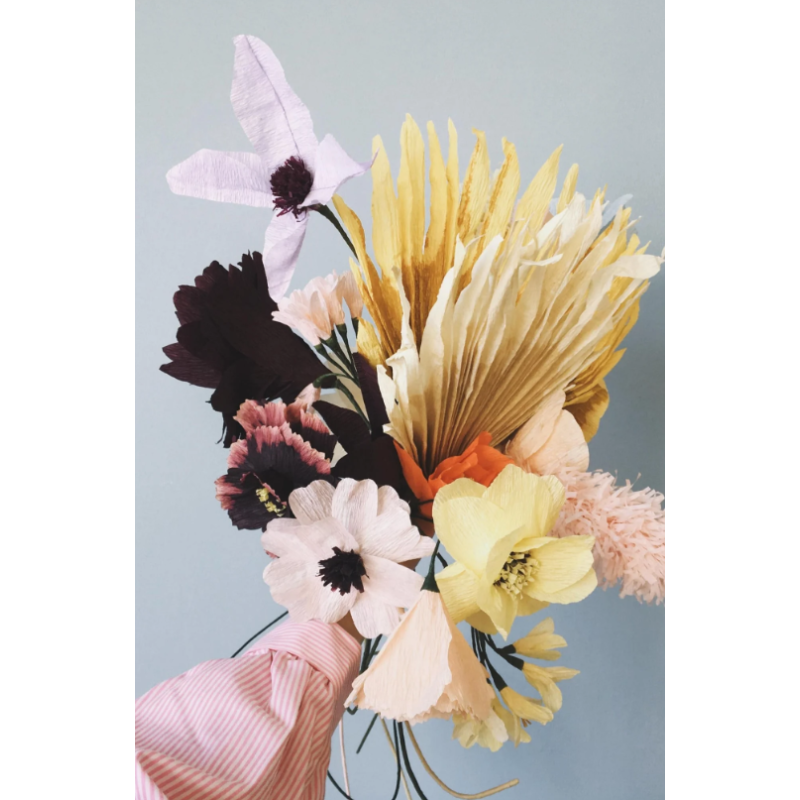 Fleur en papier - s.a - daisy bordeauxleur en papier - s.a - daisy bor