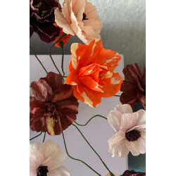 Fleur en papier - s.a - daisy bordeauxleur en papier - s.a - daisy bor