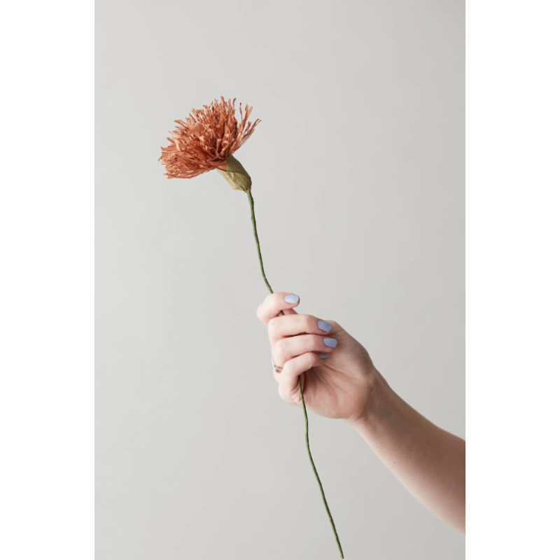 Fleur en papier - s.a - chrysanthemum dark ochreleur en papier - s.a -