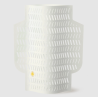 Couvre vase papier - octaevo - coral perforated whiteouvre vase papier