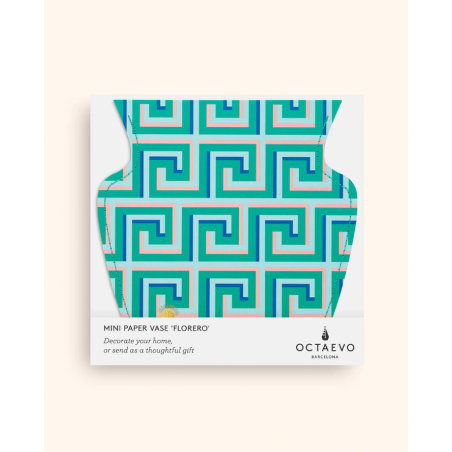 MINI COUVRE VASE PAPIER - OCTAEVO - ICARUS GREEN