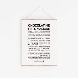 Affiche a4 - les mots - chocolatine