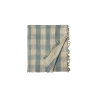 plaid - essix - daisy - gaze de coton 130x170 - ciel