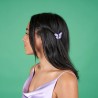 Barrette - coucou suzette - papillon mauve