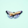 Barrette - coucou suzette - papillon mauve