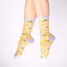 Chaussettes transparentes - coucou suzette - citron