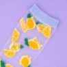 Chaussettes transparentes - coucou suzette - citron