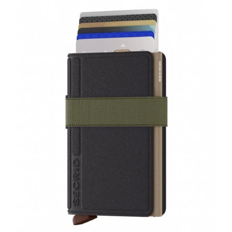 Porte-cartes - secrid - Bandwallet LIBA black olive