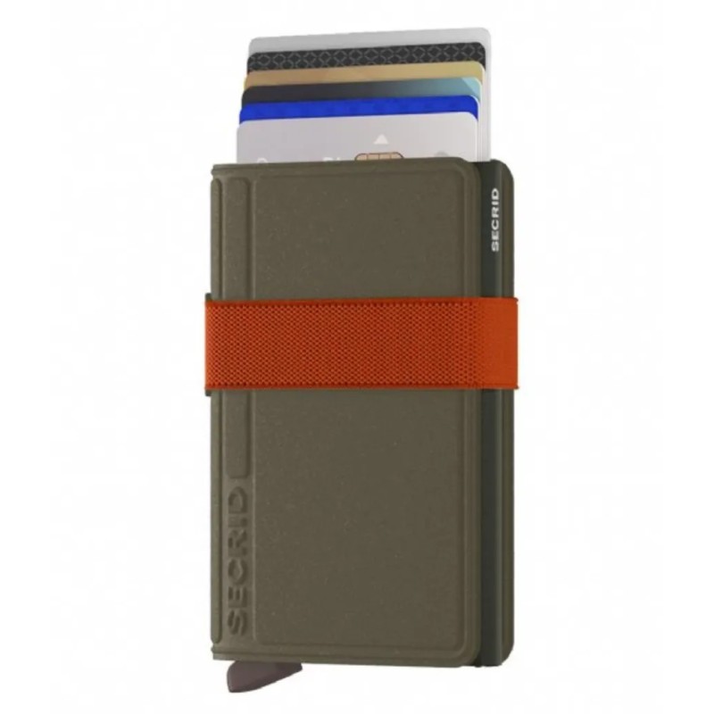 Porte-cartes - secrid - Bandwallet LIBA green orange