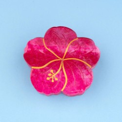 Pince à cheveux - coucou suzette - hibiscus