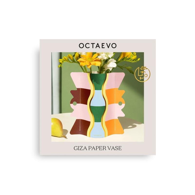 Mini couvre vase papier - octaevo - giza