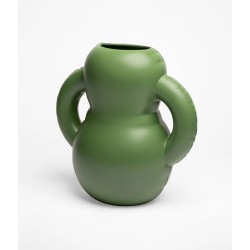 Vase - H S - Oscar - moss green