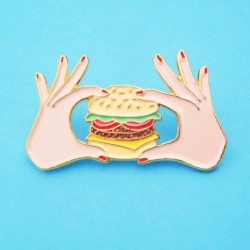 Pin's - coucou suzette - burger