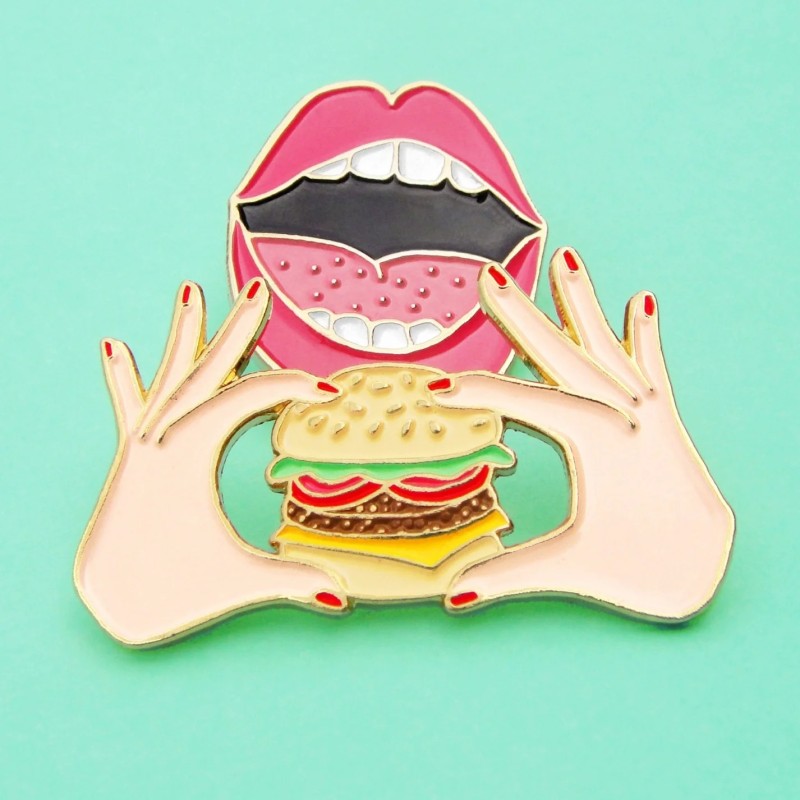 Pin's - coucou suzette - burger