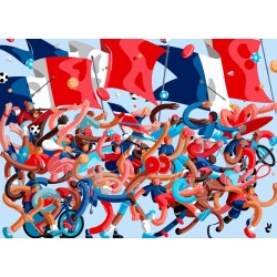 Puzzle 1000 pieces - piece & love - Jeux Olympiques 2024