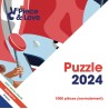 Puzzle 1000 pieces - piece & love - Jeux Olympiques 2024