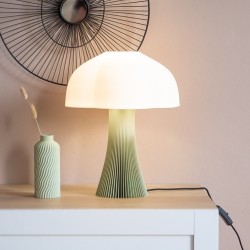 Lampe - filament - arborescence - vert pastel 28cm