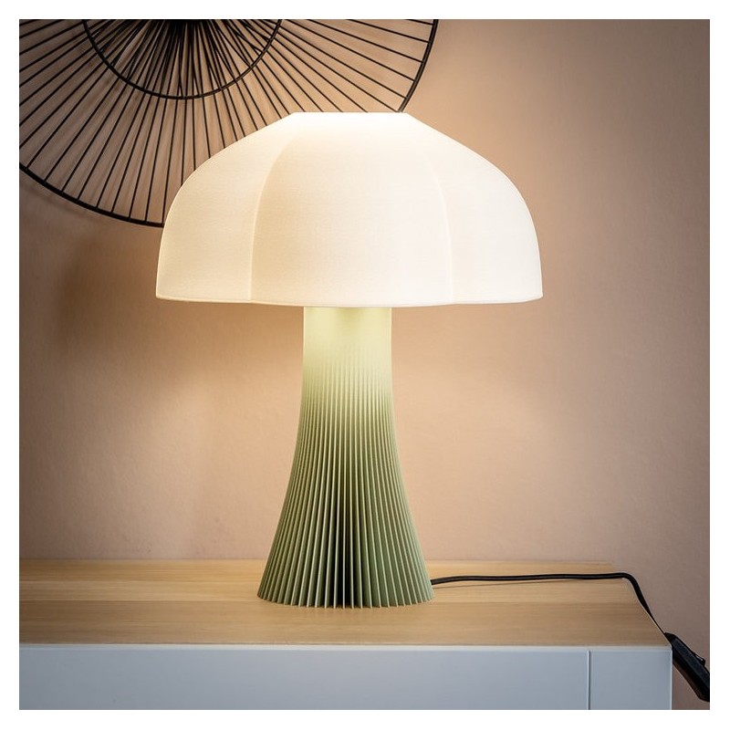 Lampe - filament - arborescence - vert pastel 28cm