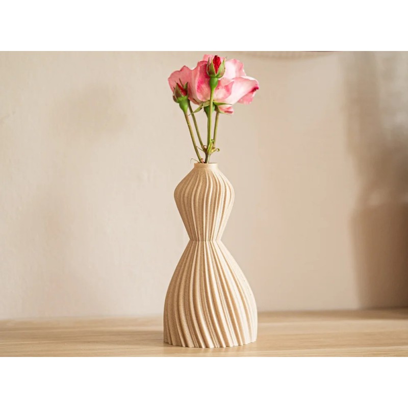 Vase - filament - Aurora - wood - 37cm