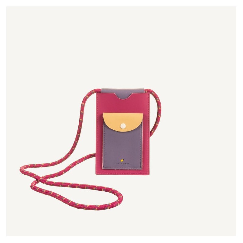 Pochette telephone - sticky lemon - better together - gymnastic pink