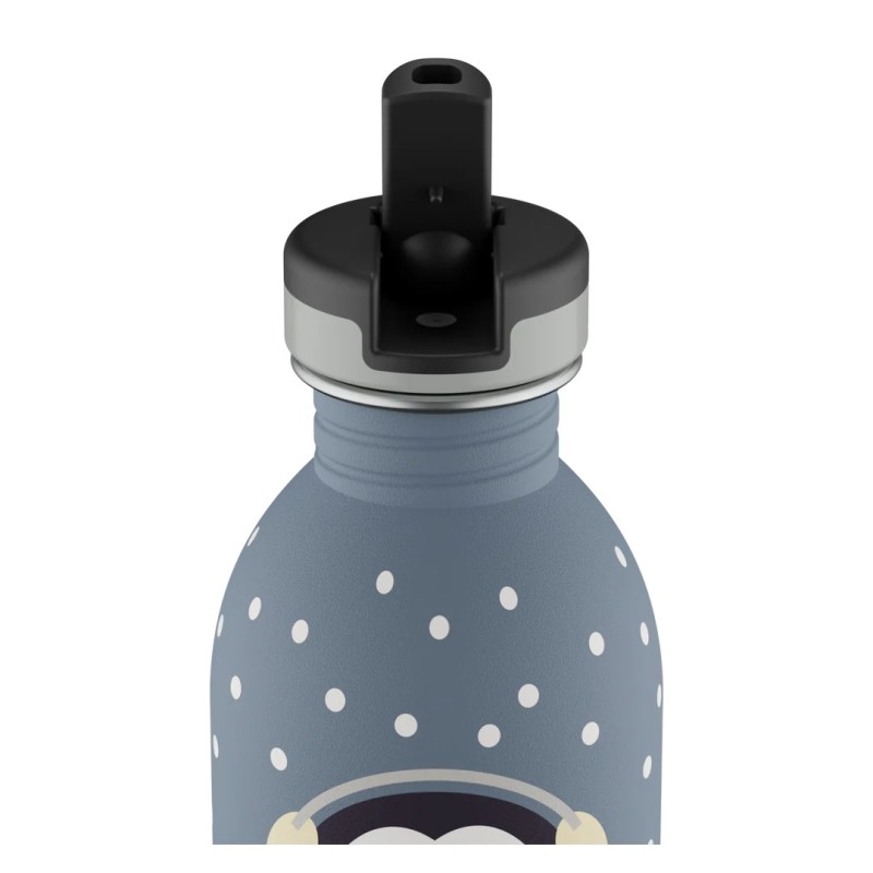 Bouteille inox 250 ml - 24bottles - kids bottle happy penguin