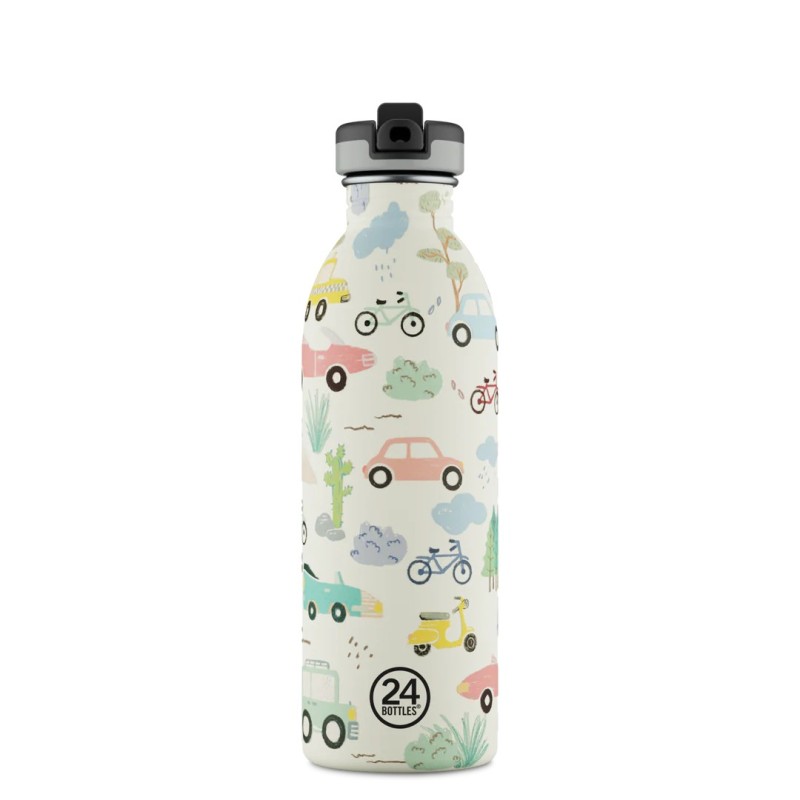 Bouteille inox 500 ml - 24bottles - kids bottle adventure friends