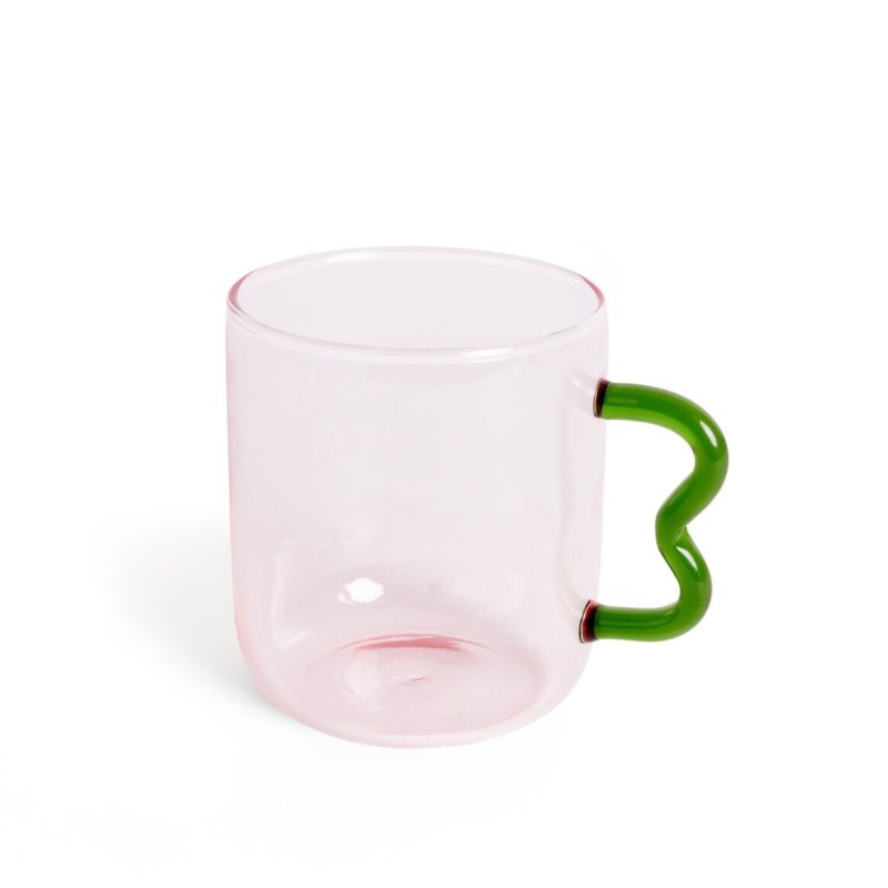 tasse verre - helio - vague verte