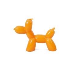 bougie chien ballon - helio - orange