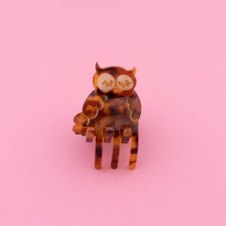 Mini pince à cheveux - coucou suzette - hibou