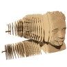 Puzzle sculpture 3d carton - cartonic - albert einstein