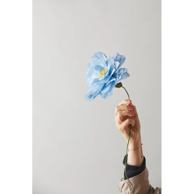 Fleur en papier - studio about - grand peony blue