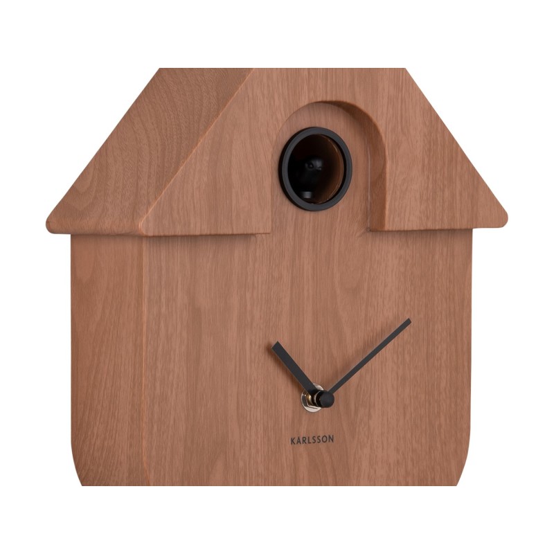 Pendule - present time - modern cuckoo - dark wood