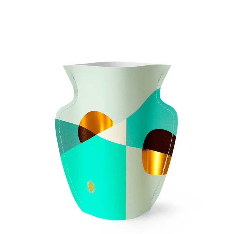 Mini couvre vase papier - octaevo - sienna mint